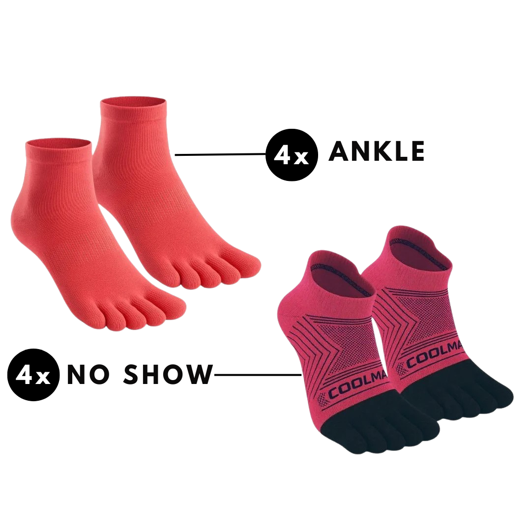 Performance Toe Socks Bundle