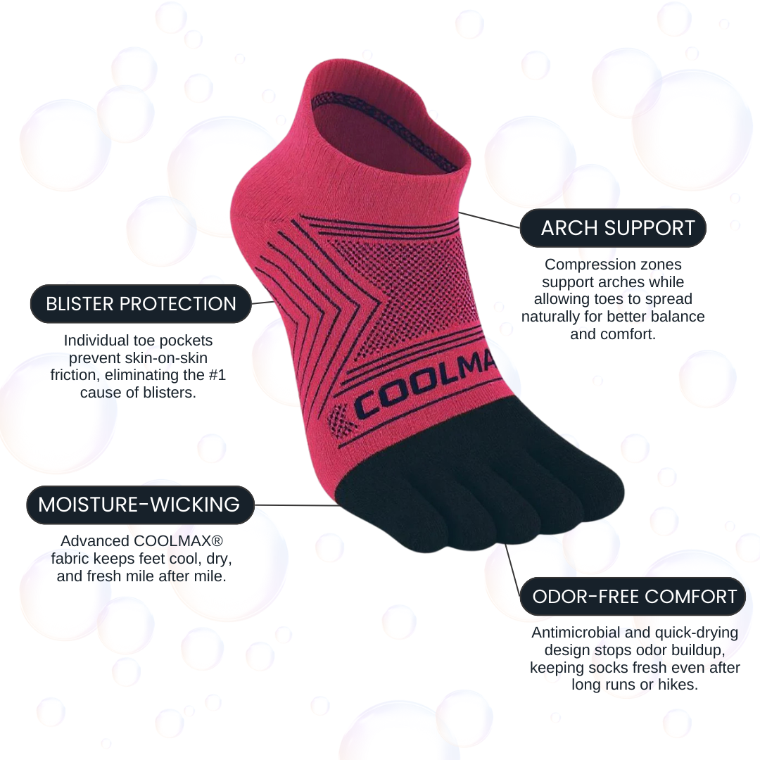No Show Toe Sock